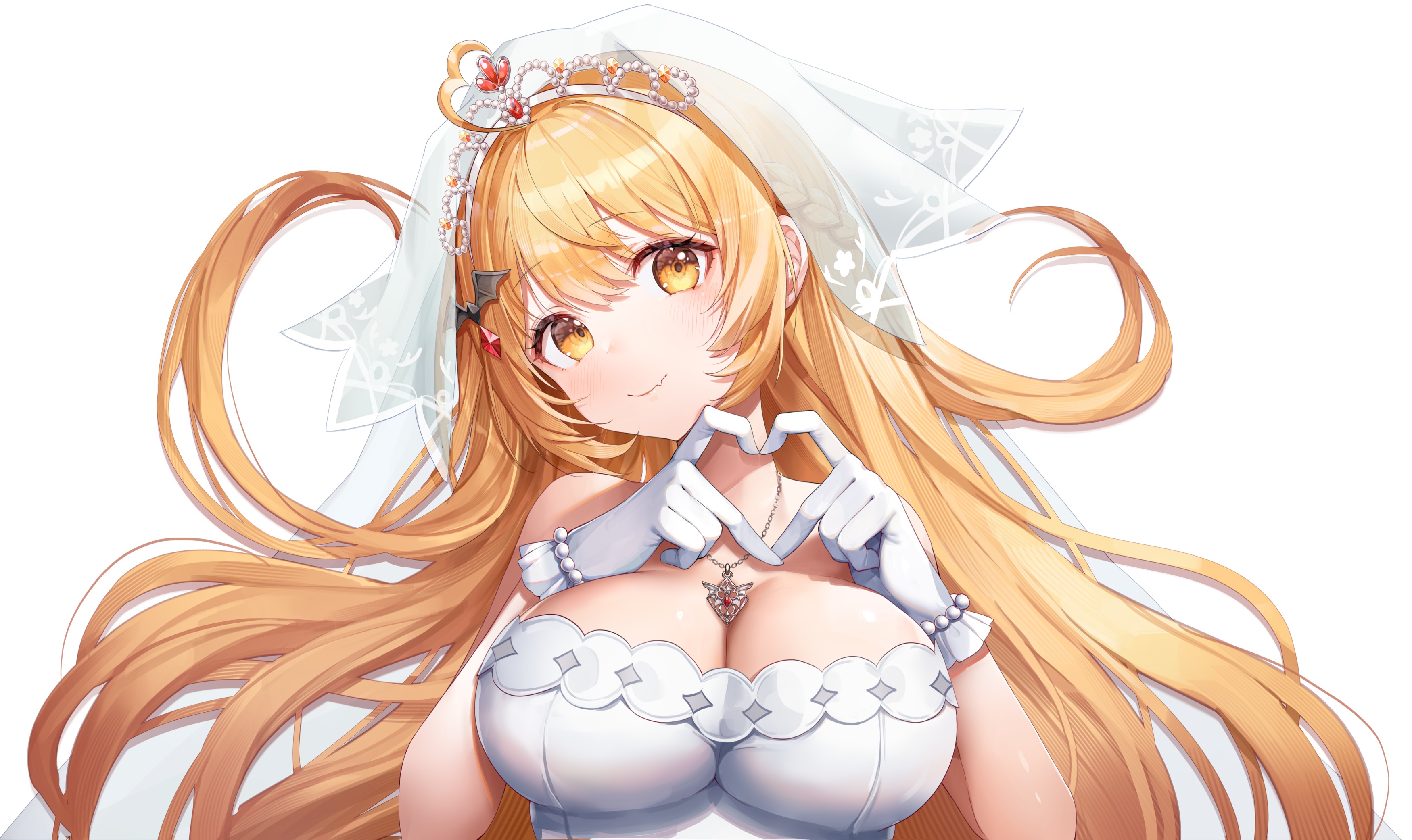 Misyune Hololive Yozora Mel Cleavage Dress No Bra Wedding Dress misyune-hololive-yozora-mel-cleavage-dress-no-bra-wedding-dress